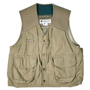 Columbia Sportswear Men's Large Olive Green Button-Up Hunting Vest